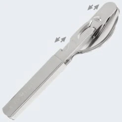 Set De Couverts De Camping & Tasse Thermique Inox | 4 Personnes -Camping Soldes Boutique set de couverts de camping and tasse thermique inox 4 personnes 1