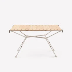 Quechua TABLE DE CAMPING COMPACTE 4/6 PERSONNES - PLATEAU BOIS - POCHE DE RANGEMENT -Camping Soldes Boutique table de camping compacte 46 personnes plateau bois poche de rangement 9