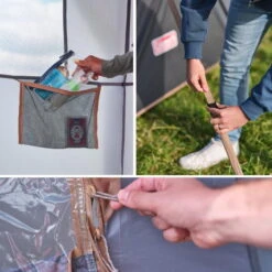 Tente Coleman 8 Personnes Octagon Gris 14 Tente Coleman 8 Personnes Octagon Gris -Camping Soldes Boutique tente coleman 8 personnes octagon gris 5