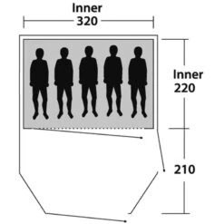 Tente De Camping Outwell Earth 5 -Camping Soldes Boutique tente de camping outwell earth 5 2