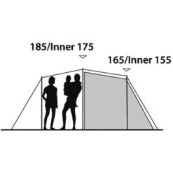 Tente De Camping Outwell Earth 5 -Camping Soldes Boutique tente de camping outwell earth 5 3