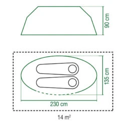Coleman Tente Galiano Bleue - 2 Personnes -Camping Soldes Boutique tente galiano bleue 2 personnes 5