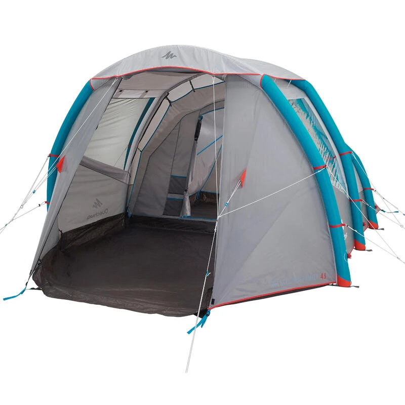 Quechua Tente Gonflable De Camping - Air Seconds 4.1 - 4 Personnes - 1 Chambre 7 Quechua Tente Gonflable De Camping - Air Seconds 4.1 - 4 Personnes - 1 Chambre – Image 5