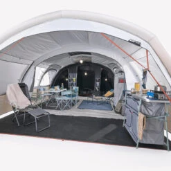 Quechua Tente Gonflable De Camping - Air Seconds 6.3 XXL F&B - 6 Personnes - 3 Chambres -Camping Soldes Boutique tente gonflable de camping air seconds 63 xxl f and b 6 personnes 3 chambres 3