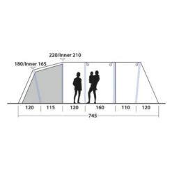 Tente Gonflable Outwell Knightdale 8PA -Camping Soldes Boutique tente gonflable outwell knightdale 8pa 3