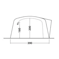 Tente Gonflable Outwell Knightdale 8PA -Camping Soldes Boutique tente gonflable outwell knightdale 8pa 4