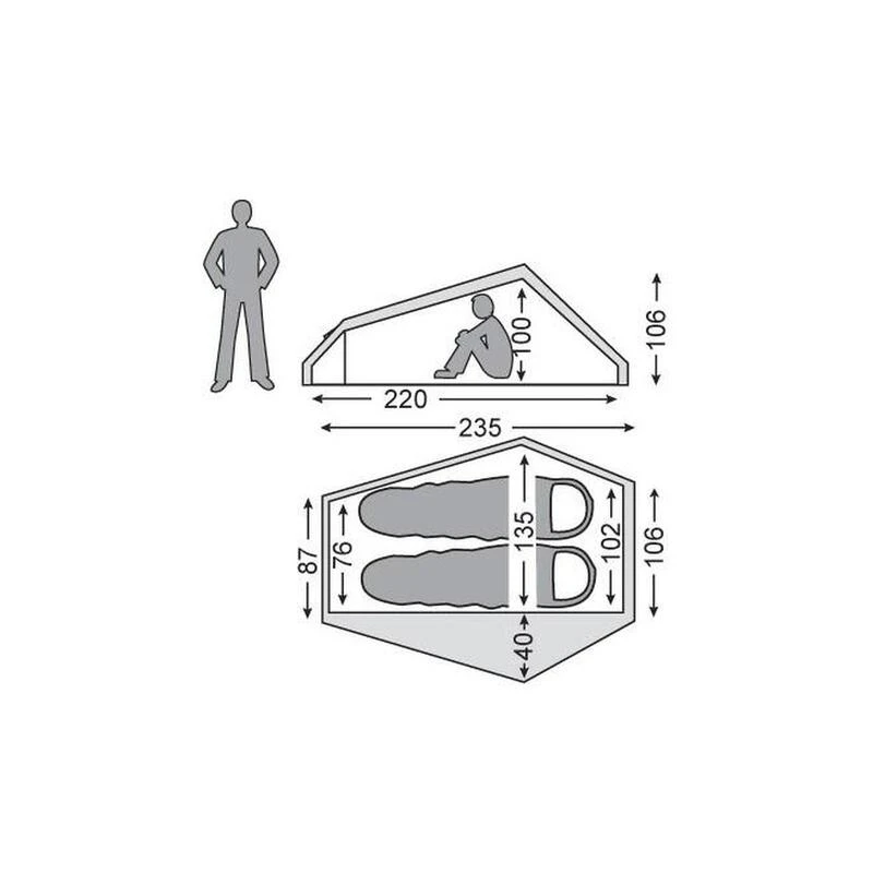 Tente Nordisk Telemark 2 LW 4 Tente Nordisk Telemark 2 LW – Image 2