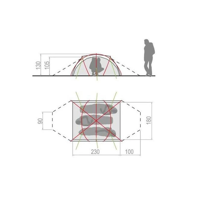Tente Vaude Sphaerio 3P 4 Tente Vaude Sphaerio 3P – Image 2