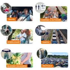 Toilette D'urgence Jonhy Wee, 3 Pièces -Camping Soldes Boutique toilette durgence jonhy wee 3 pieces 6